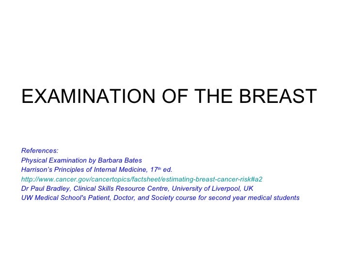 physical assessment breast cancer Physical assessment breast cancer